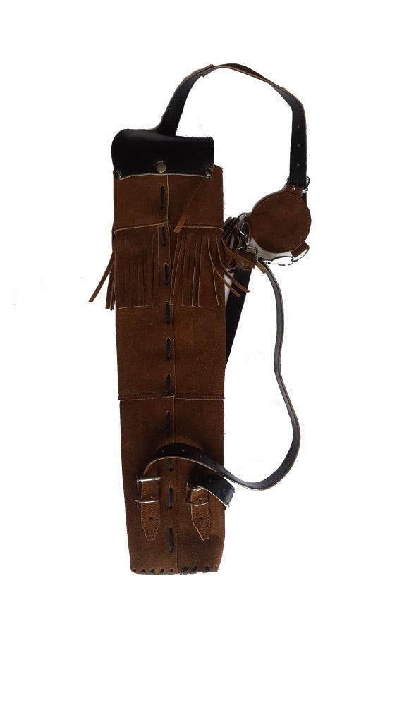 Back quiver, Halona black.bulls PX138 made of leather 54x16 cm